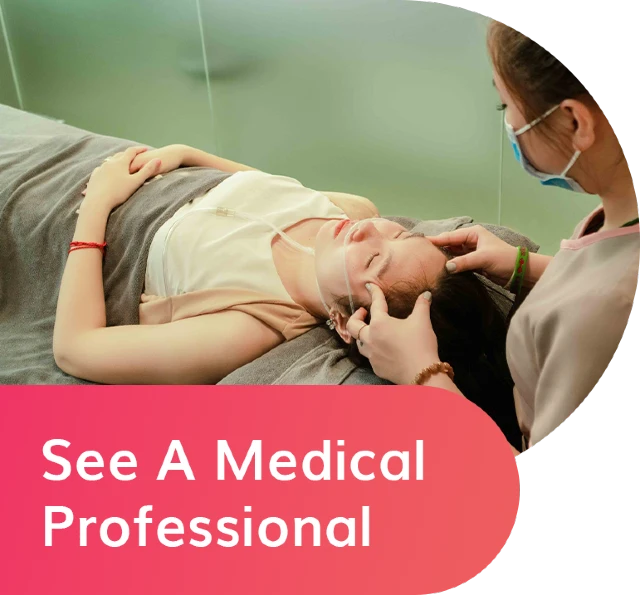 Seek professional medical advice asap